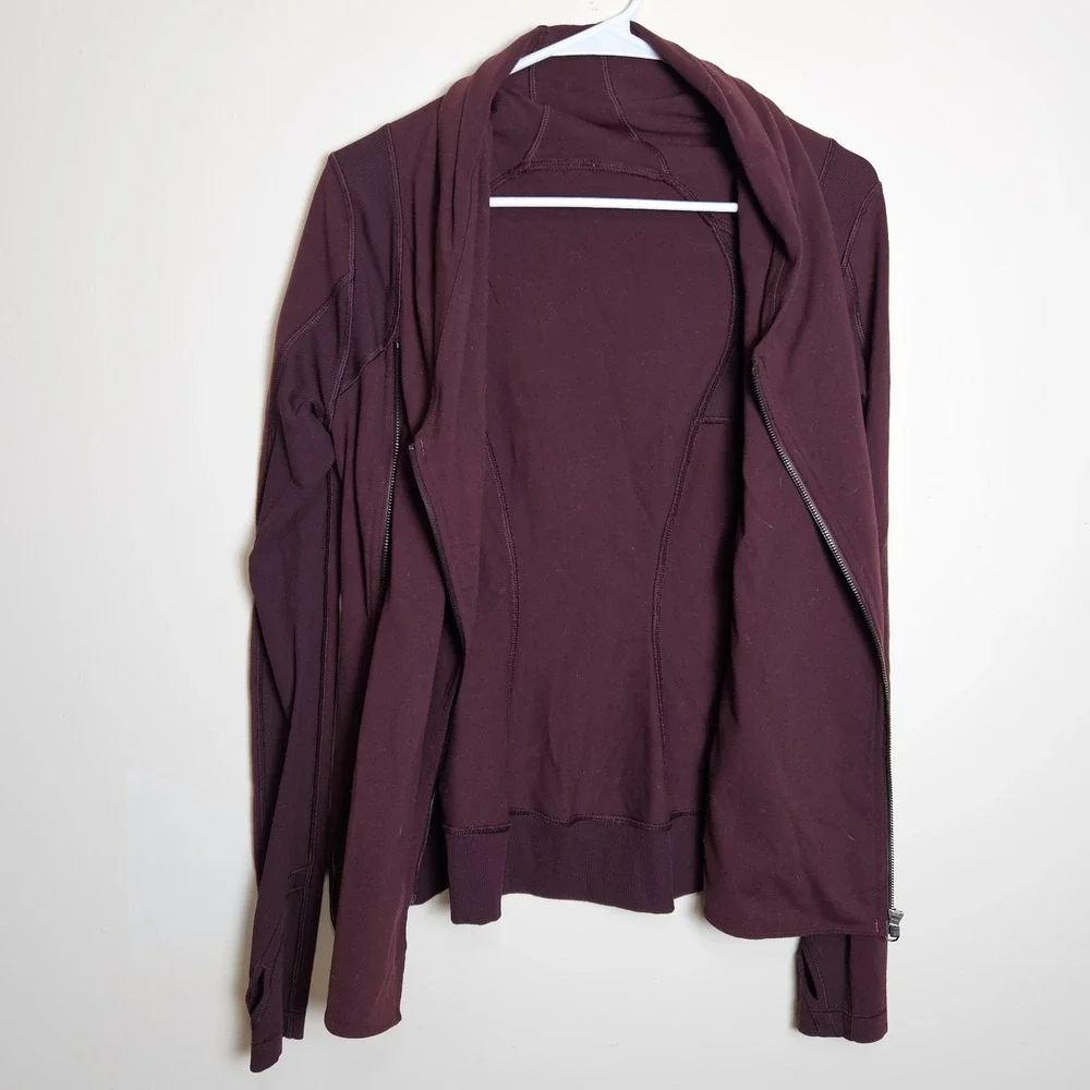 Lululemon Kanto Catch Me Jacket Women's Size‎ 6 Bordeaux Drama
